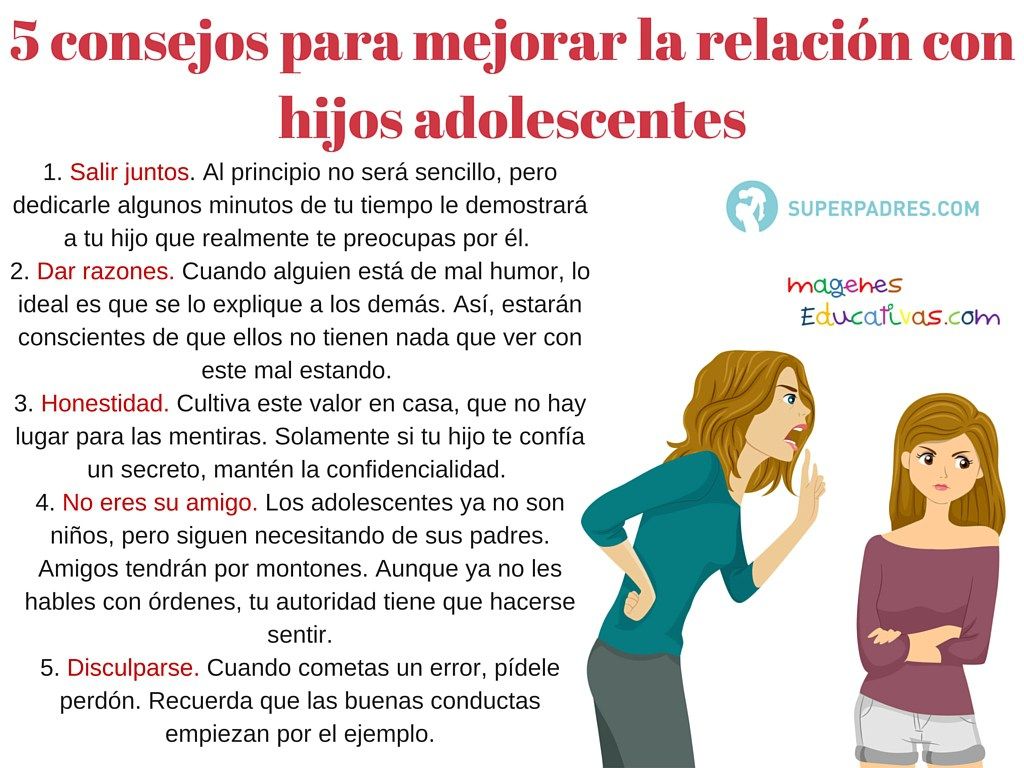 Consejos para adolescentes y adultos