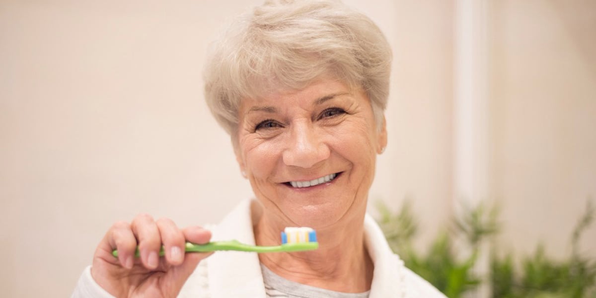 Higiene bucal para adultos mayores