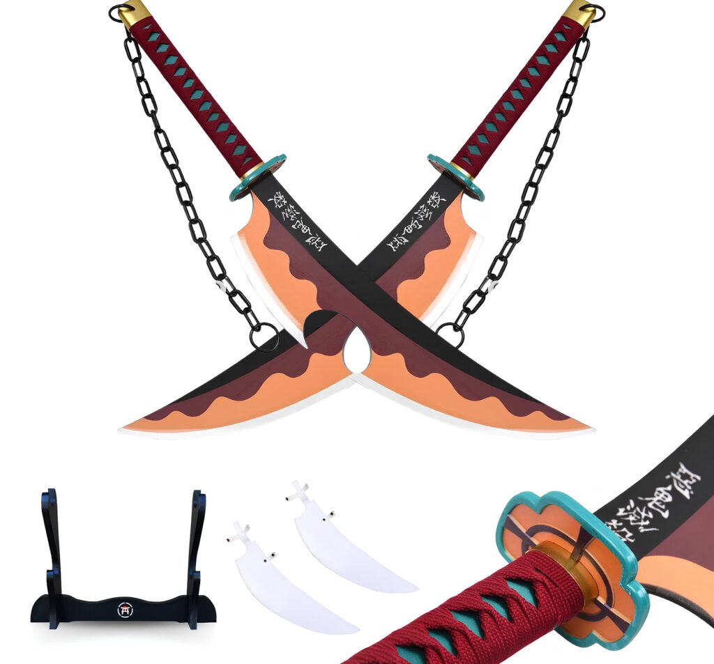 Réplicas de armas inspiradas en anime y videojuegos
